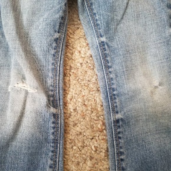 BABY GAP 1969 Classic Denim Jeans Size 4 Torn Knees (Distressed) - Picture 5 of 5